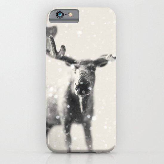winter moose iPhone & iPod Case