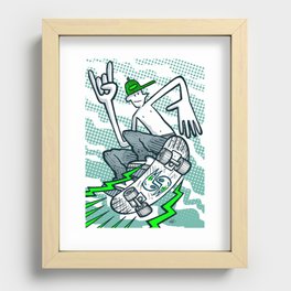 Skate Air Recessed Framed Print