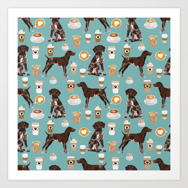 German Shorthaired Pointer Coffee Dogs Dogs And Coffee Gsp Cute Dog Pet Latte Art Print By Petfriendly Society6 The main are labrador retriever, yorkshire terrier, german shepherd, golden beautiful dog coloring page to print and color : german shorthaired pointer coffee dogs dogs and coffee gsp cute dog pet latte art print by petfriendly