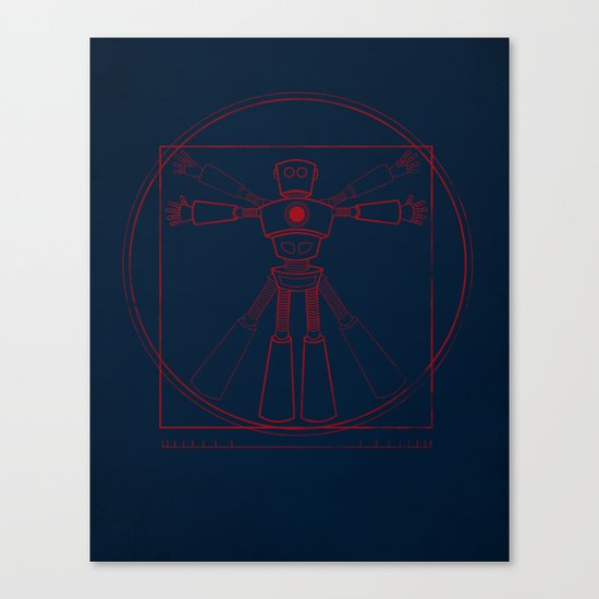 Robot Anatomy Canvas Print