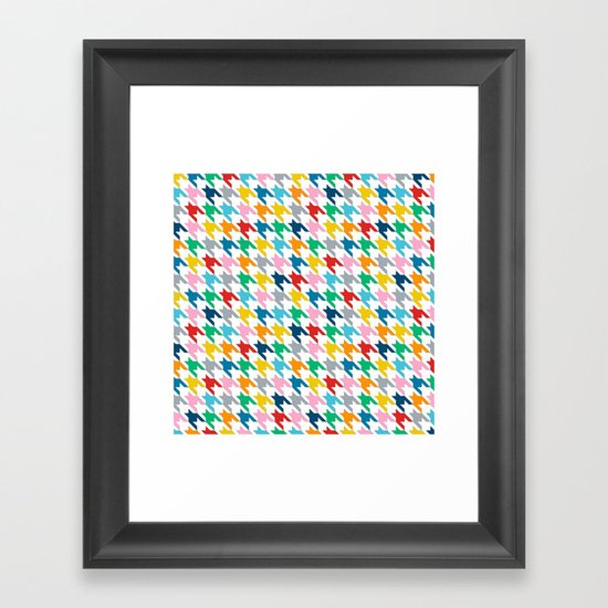 Puppytooth Framed Art Print