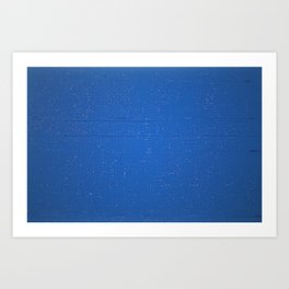 classic blue color Abstract Art Print