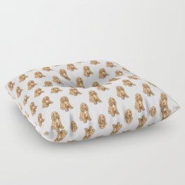Cocker Spaniel Pattern Floor Pillow