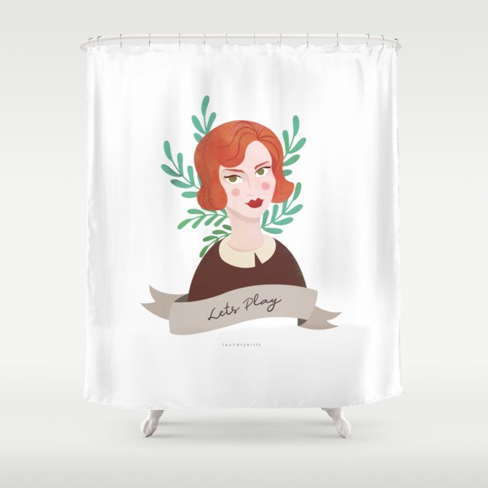 Kweens Gambit - Beth H. - Lets Play Shower Curtain