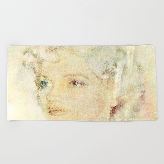Portrait of an icon Beach Towel