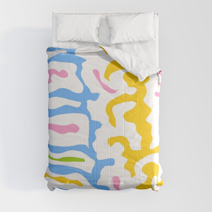 Abstraction in the style of Matisse 39 Comforter
