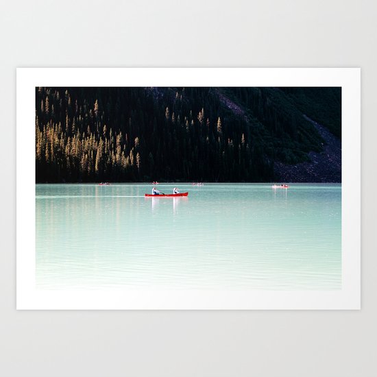 Lake day Art Print
