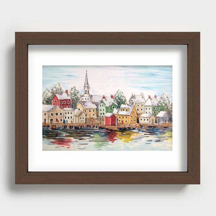 Portsmouth, New Hampshire Recessed Framed Print