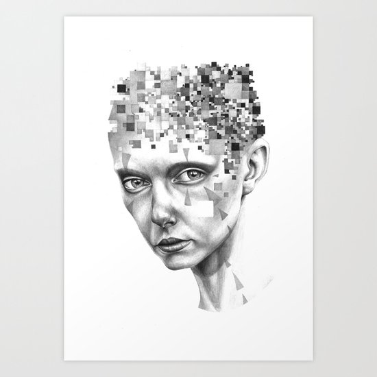 THE SPACEINVADERS 6# Art Print