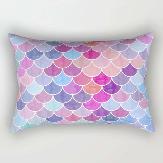 Watercolor Lovely Pattern VIV Rectangular Pillow