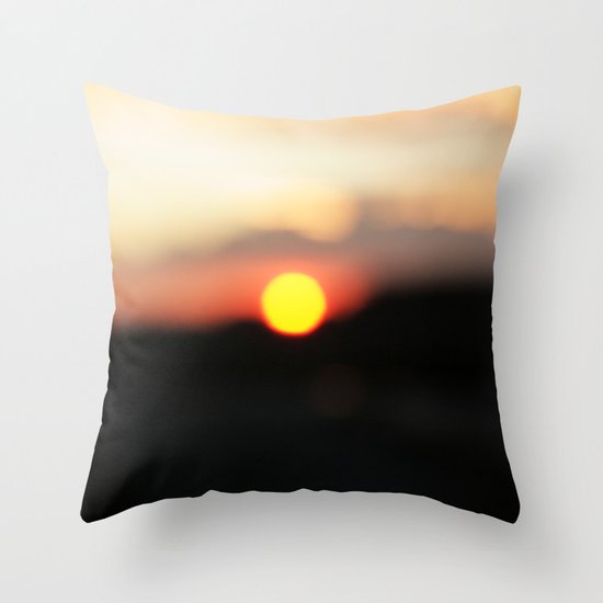 It was all a blur Throw Pillow