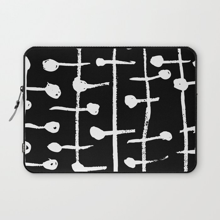 Lines And Dots Laptop Sleeve