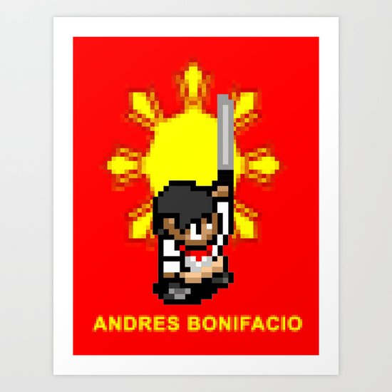 16-bit Andres Bonifacio Art Print