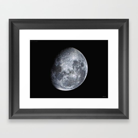 Moon scape Framed Art Print
