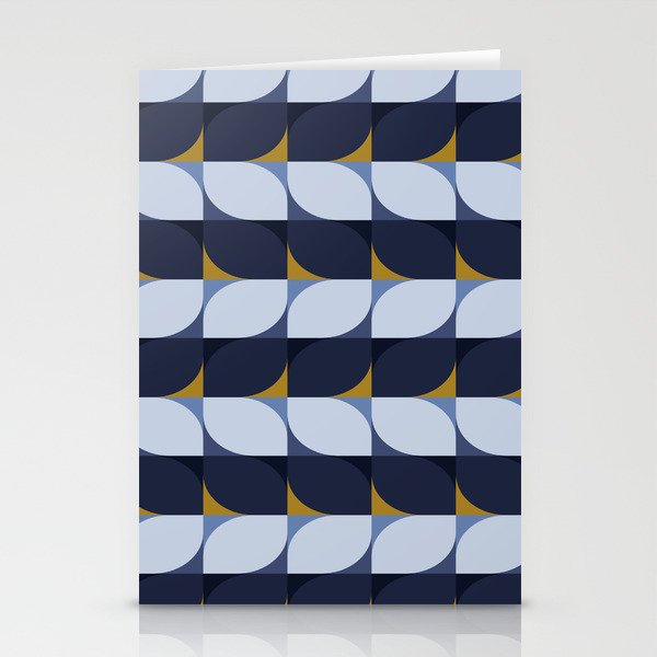 Abstract Patterned Shapes VII Stationery Cards