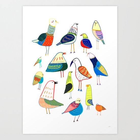 Birds Art Print