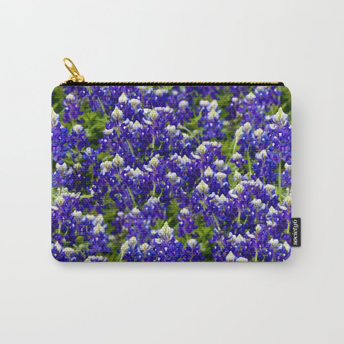Texas Bluebonnets Carry-All Pouch
