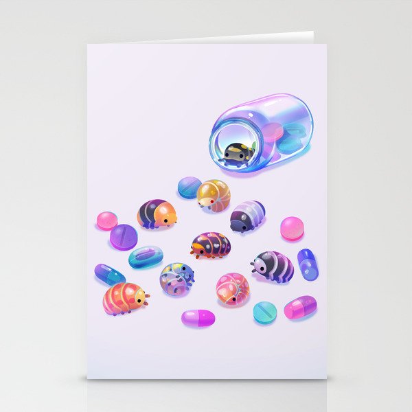 Pill bugs  Stationery Cards