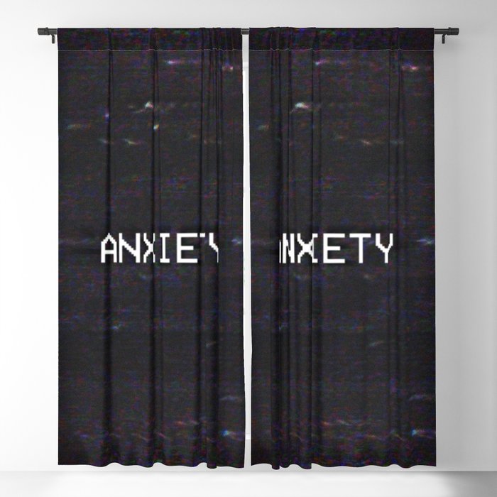 ANXIETY Blackout Curtain