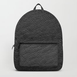 Modern Black Leather Collection Backpack