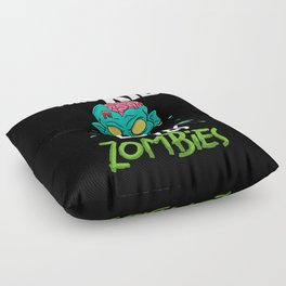 Scary Zombie Halloween Undead Monster Survival Floor Pillow