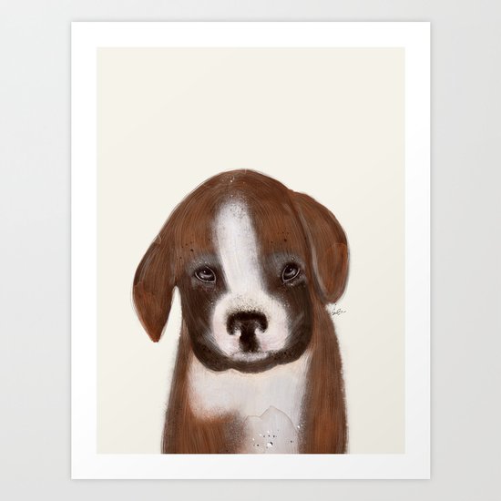 little boxer Art Print