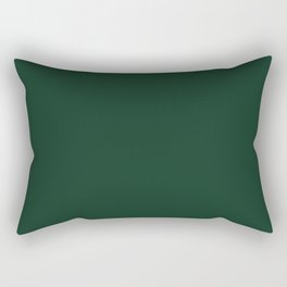Phthalo Green Rectangular Pillow