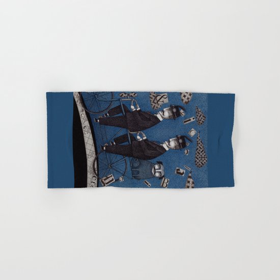 Two Men Travelling Hand & Bath Towel