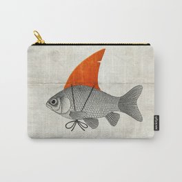 Goldfish with a Shark Fin Carry-All Pouch