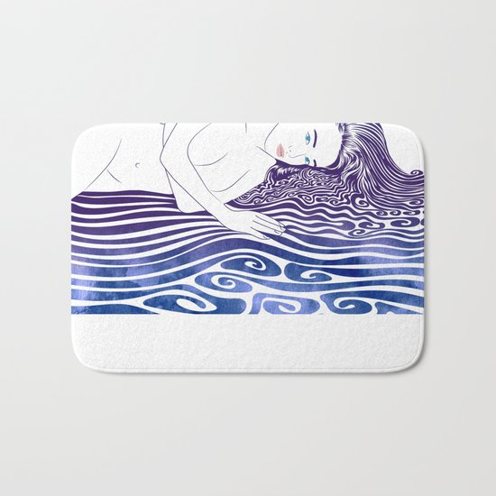 Water Nymph XLI Bath Mat