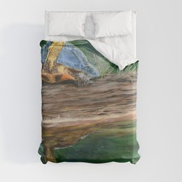 By The River by Teresa Thompson Duvet Cover