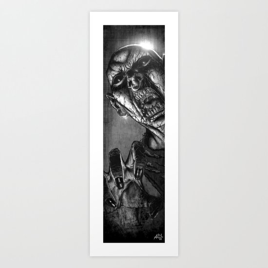 Zombie Art Print