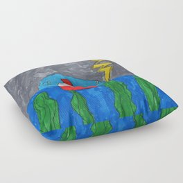 C-Fishing  Floor Pillow