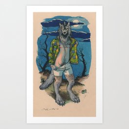 The Werewolf Art Print