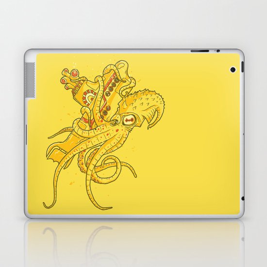 the Yellow Kracken Laptop & iPad Skin