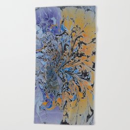 Phychedelic Sunset Beach Towel