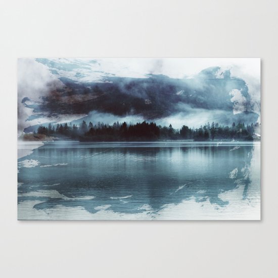 Paint it black Canvas Print
