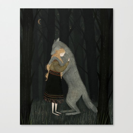 Lupine Friend Canvas Print