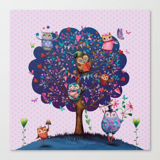 nightowls Canvas Print