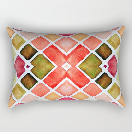 WATERCOLOR Rectangular Pillow