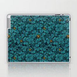 Find the lucky clover in blue 2 Laptop Skin