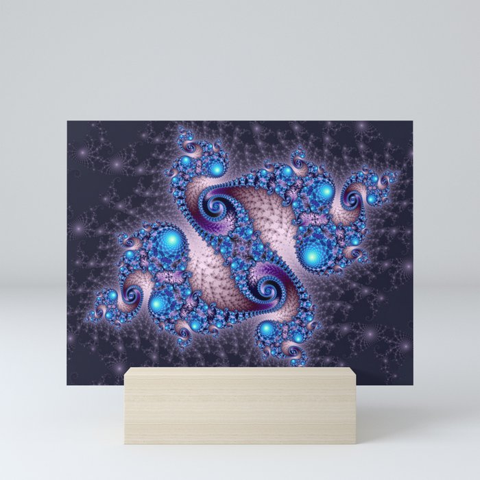 Mandelbrot Whirlpools Mini Art Print
