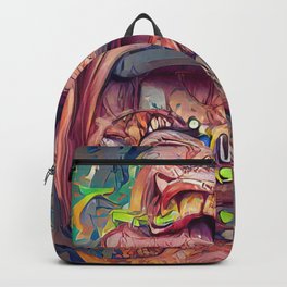 Haters , number 052 Backpack | Stress, Person, Frustration, Anger, Scream, Bad, Face, Rage, Male, Expression 