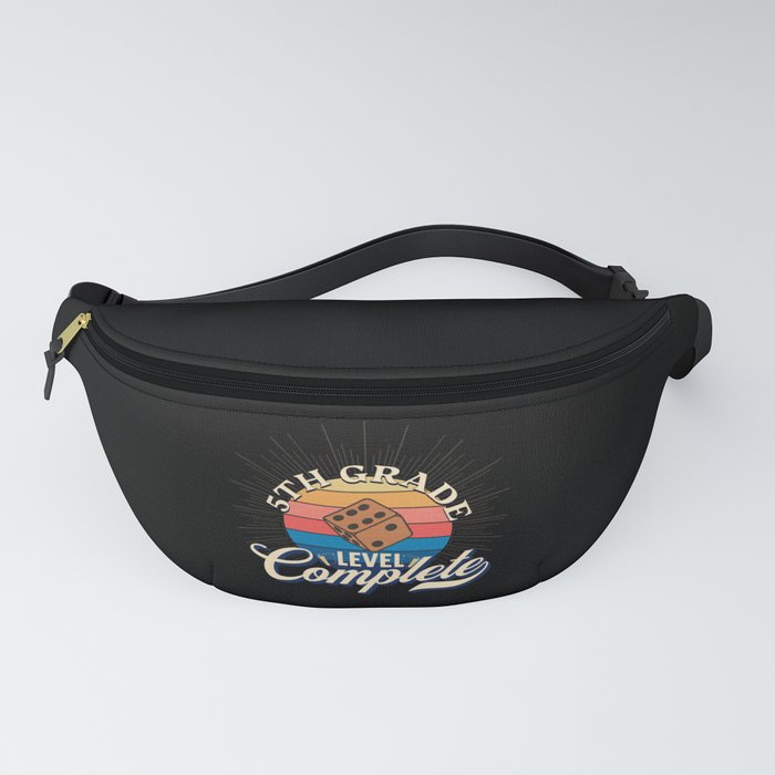 5th Grade Level Complete Gamer Class Graduation Fanny Pack
