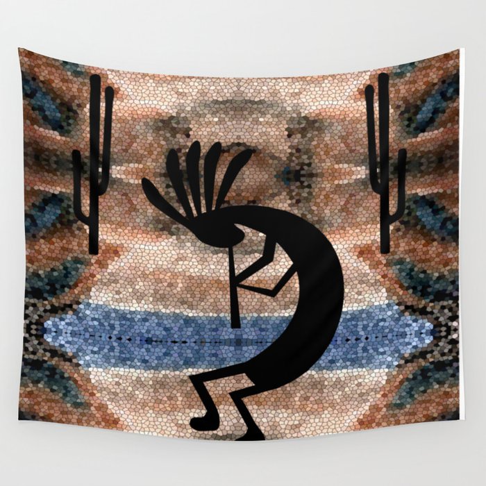 Southwest tapestry wall hanging top
