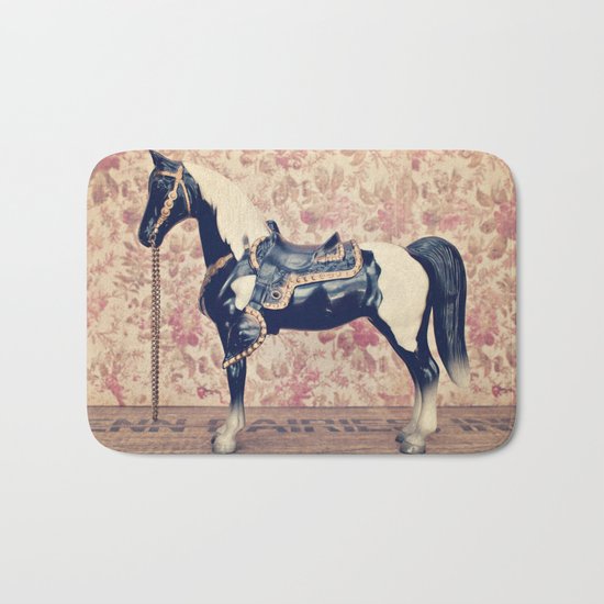 Vintage Horse Bath Mat