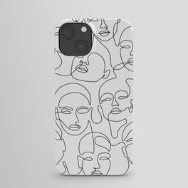 Crowded Girls iPhone Case