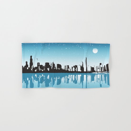 Cityscape Hand & Bath Towel
