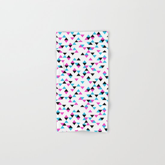 Electric Triangles Hand & Bath Towel