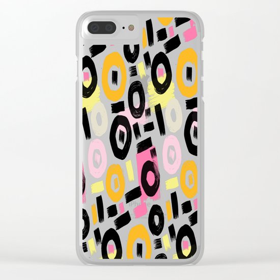 Perception Abstract 002 Clear iPhone Case